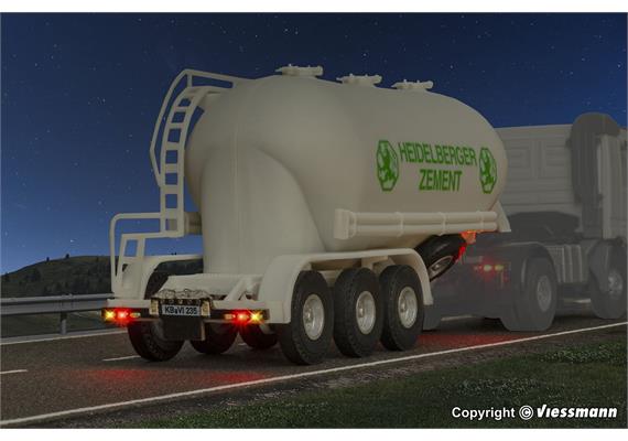 Viessmann 8235 3-achs Siloauflieger SL 337, Funktionsmodell - H0 (1:87) | Bild 5