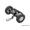 Viessmann 8417 Vorderachse komplett, Achsabstand 45 – 55 mm - H0 (1:87)