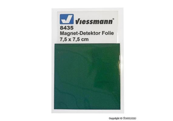Viessmann 8435 Magnet-Detektor Folie L 7,5 x B 7,5 cm - H0 (1:87) | Bild 1