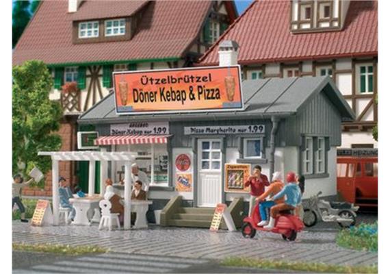 Vollmer 45151 Imbiss-Stand Döner und Pizza - H0 (1:87)