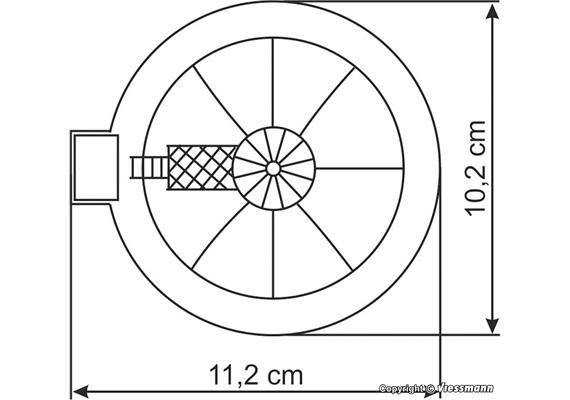 Vollmer 45710 Wasserturm Dortmund - H0 (1:87) | Bild 5