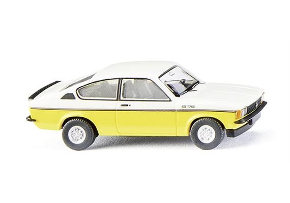 Wiking 022902 Opel Kadett C Coupé GT/E - weiss/gelb - H0 (1:87)
