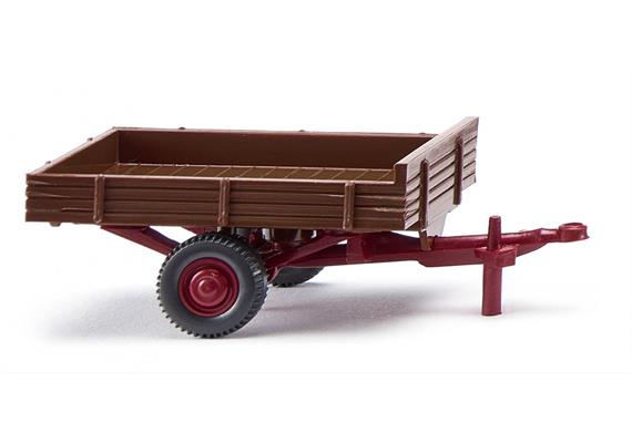 Wiking 087943 Allgaier Einachsanhänger rehbraun HO
