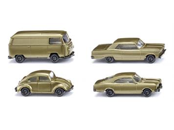 Wiking 091006 Drei Pkw und ein Kleinbus 50 Jahre N-Spur - N (1:160)