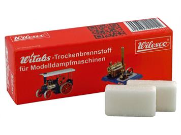 Wilesco 01015 WiTabs Trockenbrennstoff-Tabletten, 24 Tabletten à 7 Gramm