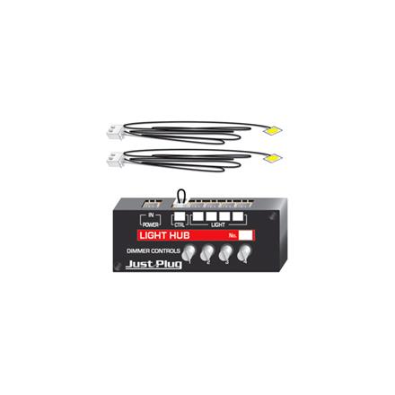 Woodland JP5700 Lichtverteiler-Startset / Light's & Hub Set, warm-white - H0, N