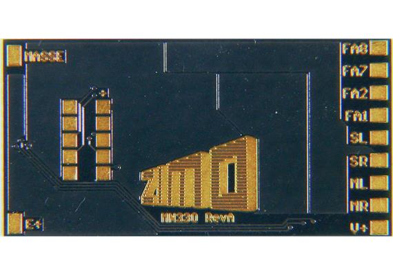 ZIMO MN330R H0-Decoder mit 8pol. Schnittstelle NEM652, FU-Ausgänge, H0 | Bild 2
