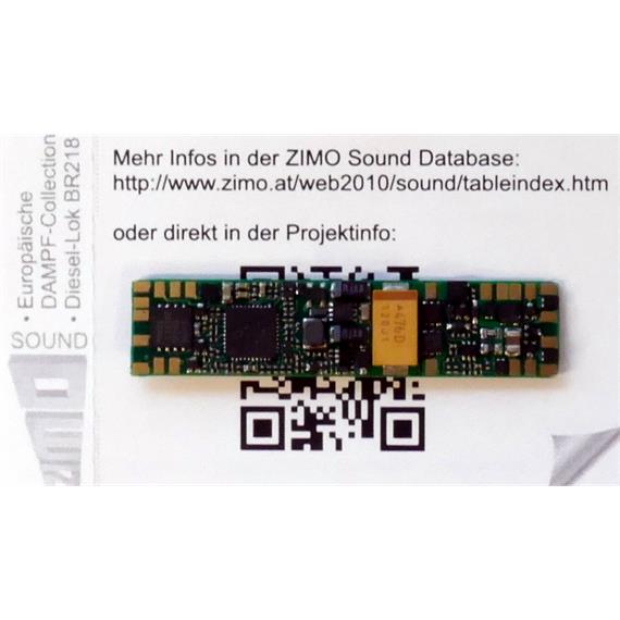 ZIMO MX660 Decoder mit Lötpads