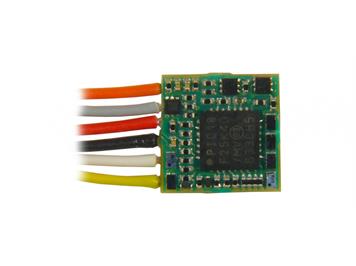 ZIMO MX616 Miniaturdecoder mit 9 Litzen, 6 Fu-Ausgänge