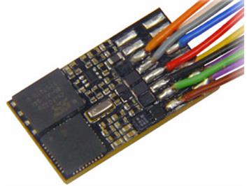 Zimo MX648 Subminiatur-Sound-Decoder, 0,9A, an 11 Litzen, 6 Funktionsausgänge