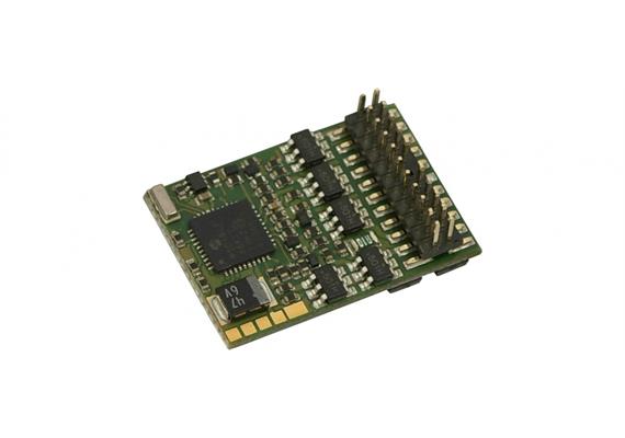 ZIMO MX633P22 Decoder mit PluX22-Schnittstelle nach NEM658, 1,2A, 10 Fu-Ausgänge