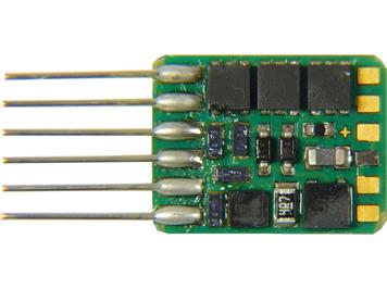 ZIMO MX671N Funktiondecoder, 6 Funktionsausgänge, 6pol. Direktschnittstelle NEM651