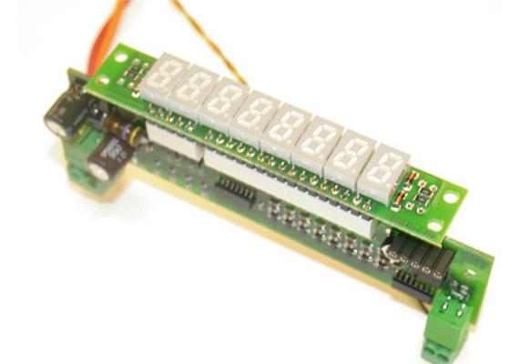 ZIMO MX9ZIAW 8-stellige Zugnummern-Ziffernanzeige Winkelbauform