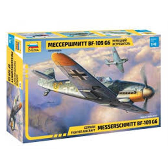 Zvezda 4816 Messerschmitt Me Bf 109 G-6 · mit Swiss Air Force Decals · Maßstab 1:48